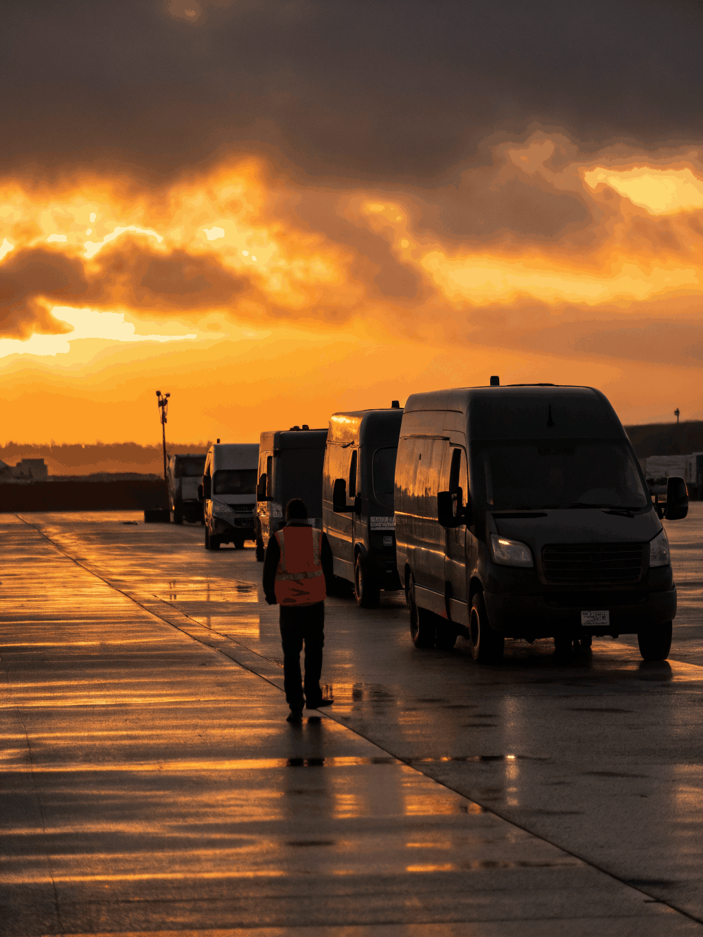 HVAC service van fleet management